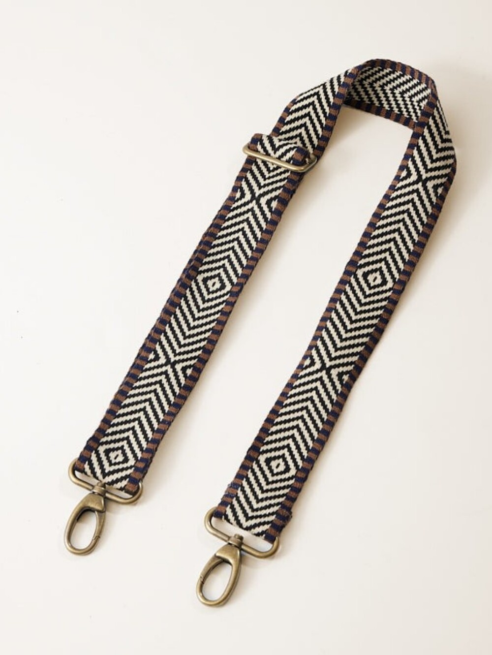 Parker Thatch🔹Adjustable Hand-Woven Crossbody Strap🔹Neutral Pattern